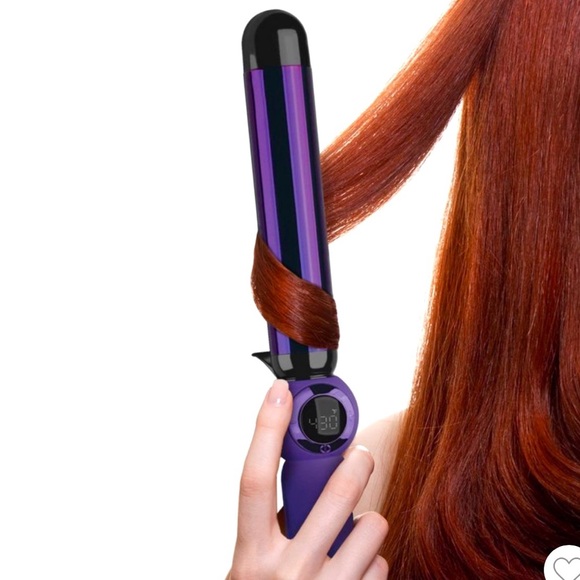 TIGI Bed Head 1.25” Digital Curling Wand Rough Volume Purple Barrel Like New - Picture 5 of 8